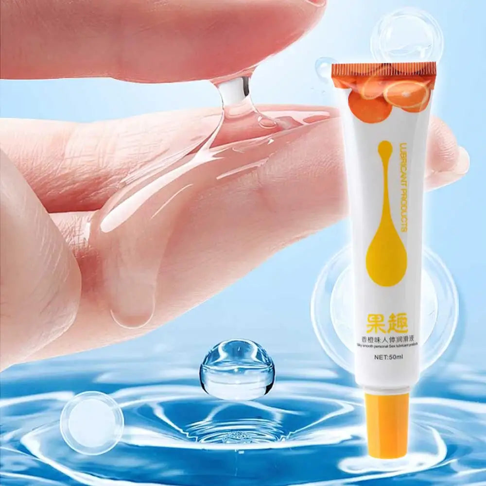 Lubrifiant comestible saveur de fruit