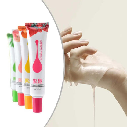 Lubrifiant comestible saveur de fruit