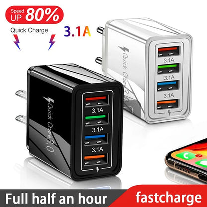 Chargeur USB 4ports 3A
